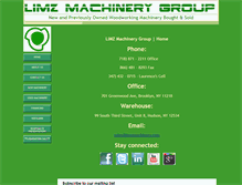 Tablet Screenshot of limzmachinery.com